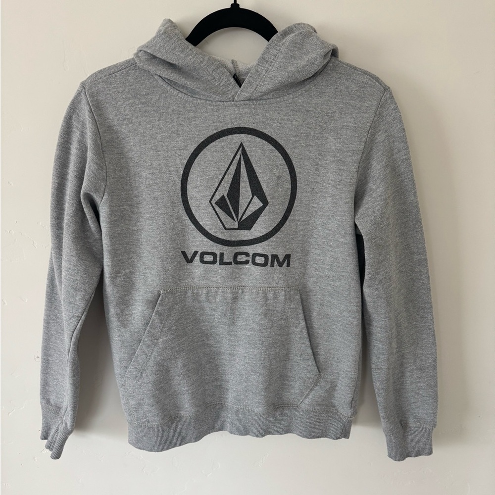 Volcom Heather Gray Logo Hoodie